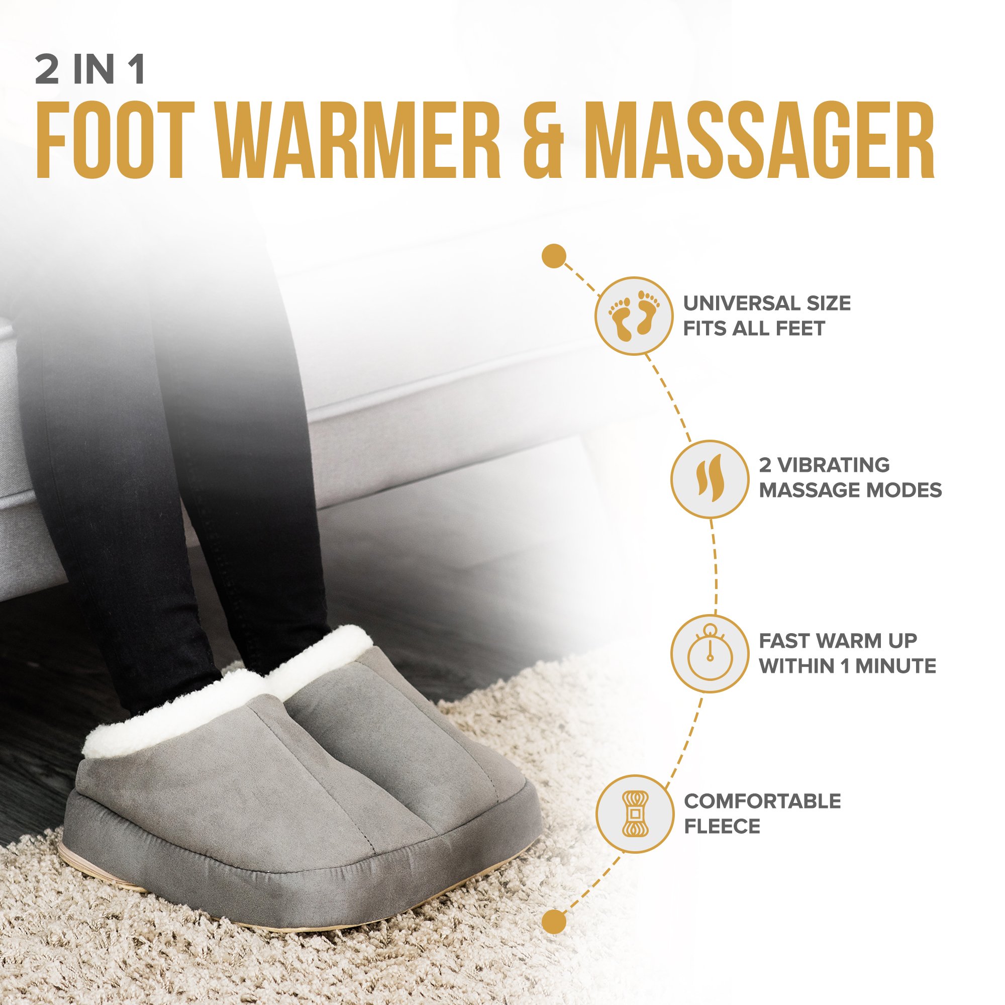 2 in 1 Foot Massage Warmer Electric foot Warmer and foot massage